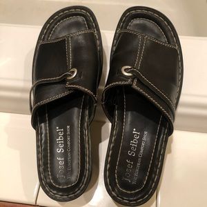 Joseph Seibel black sandal